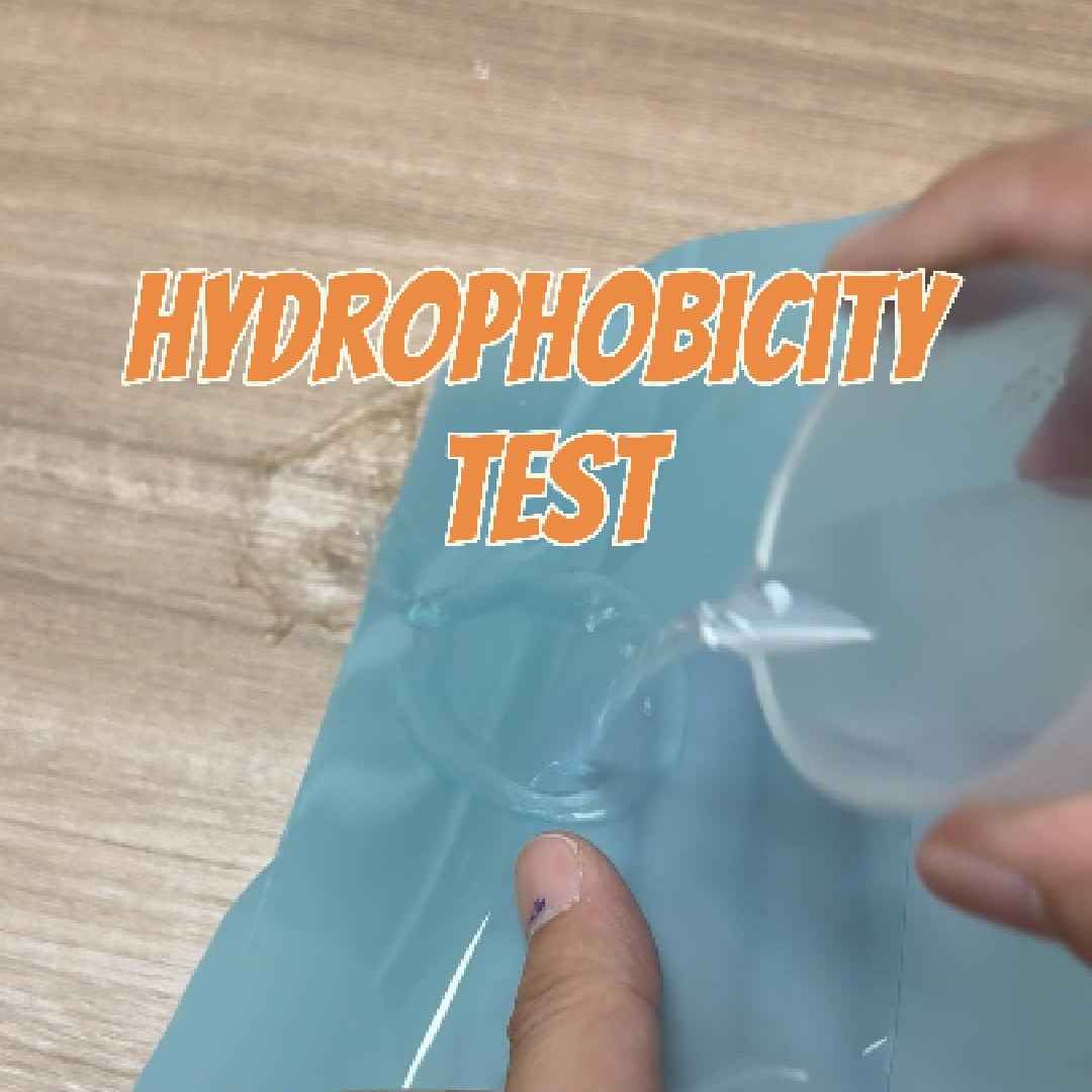 Clear PPF -Hydrophobicity Test