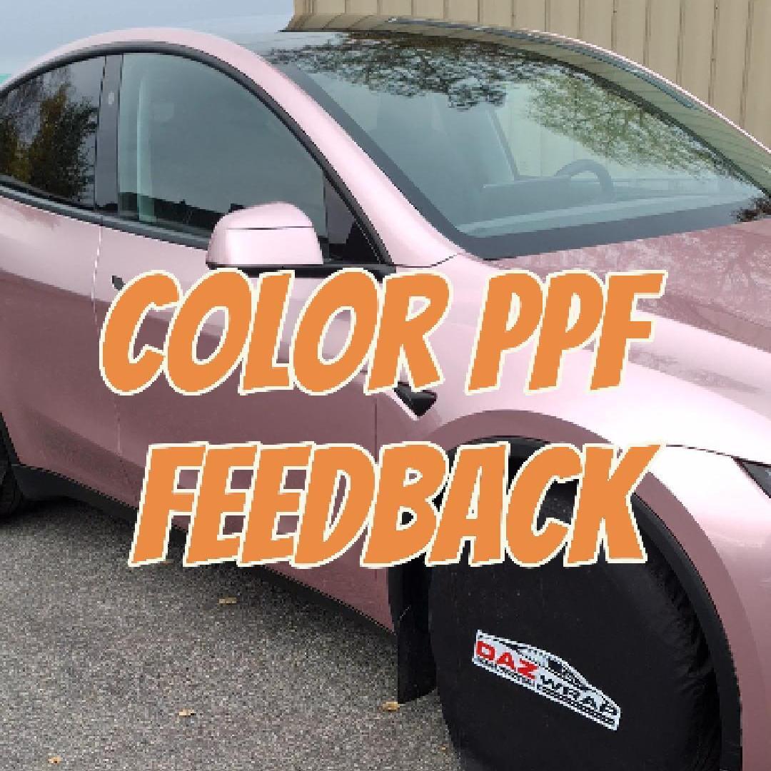 Color PPF Swatch -205 Colors(Dry&Wet Application) & PPF Samples – JEELE ...